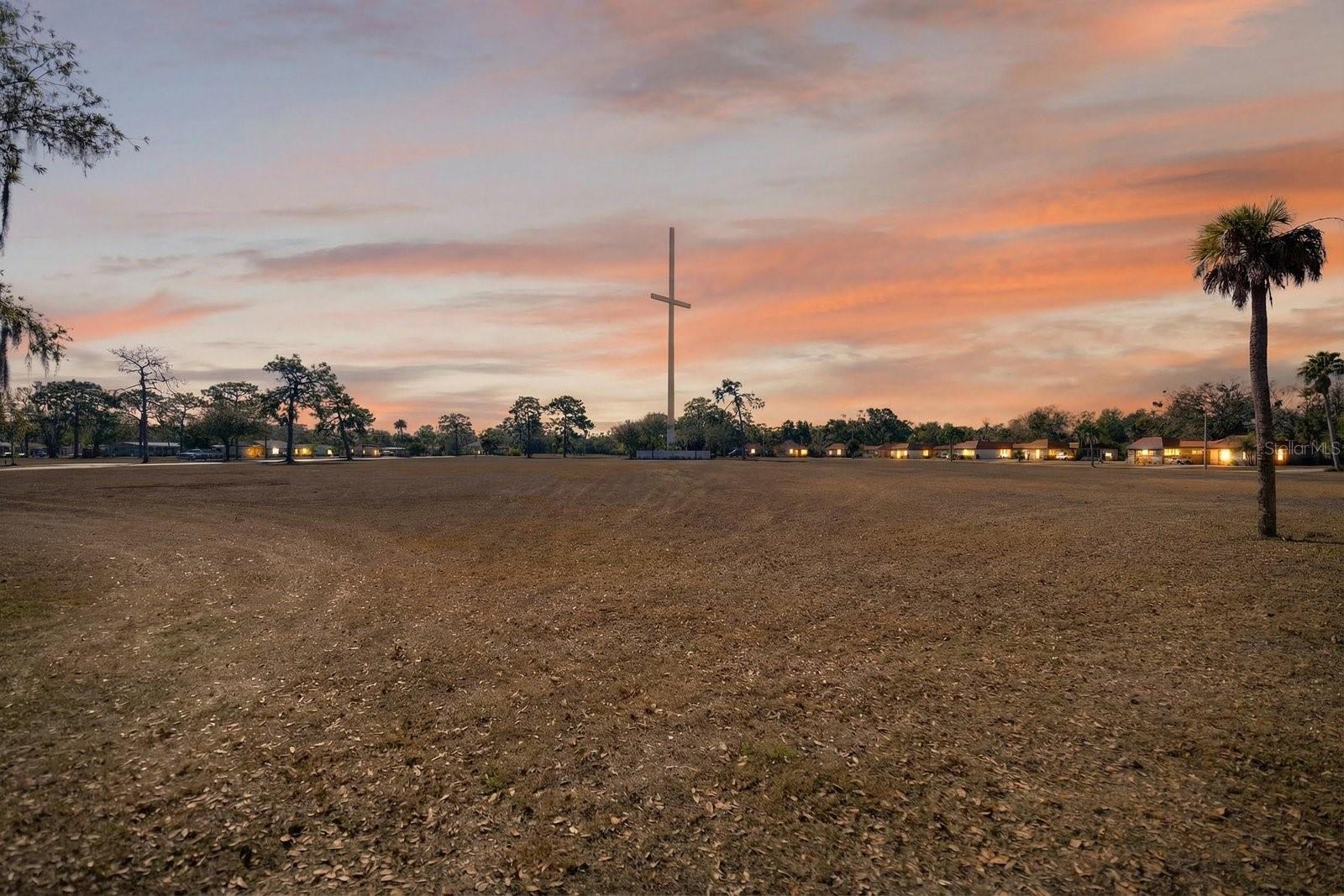 Cross at twilight Cross at twilight