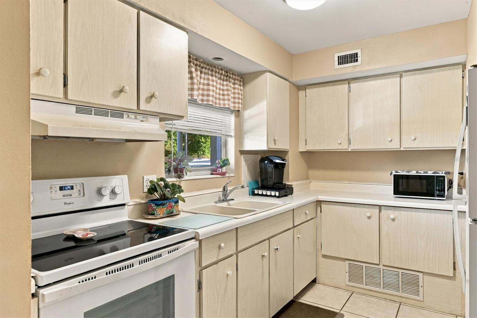 stove in kitchen