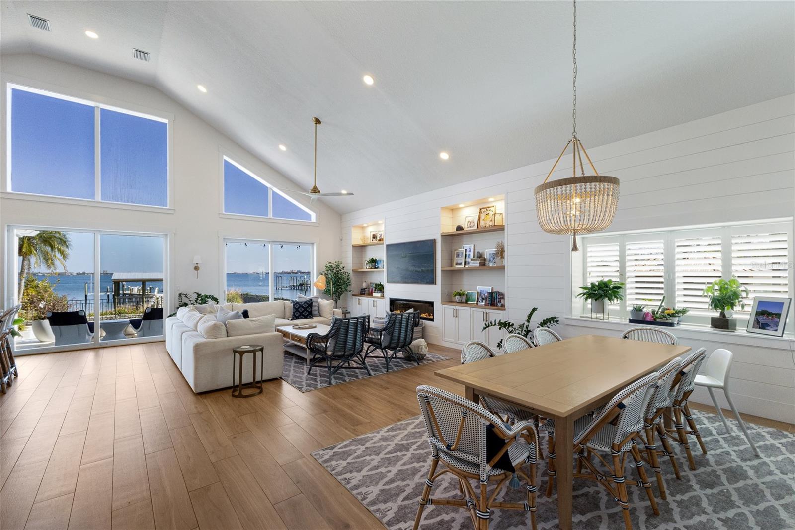 Great Room with amazing river views!