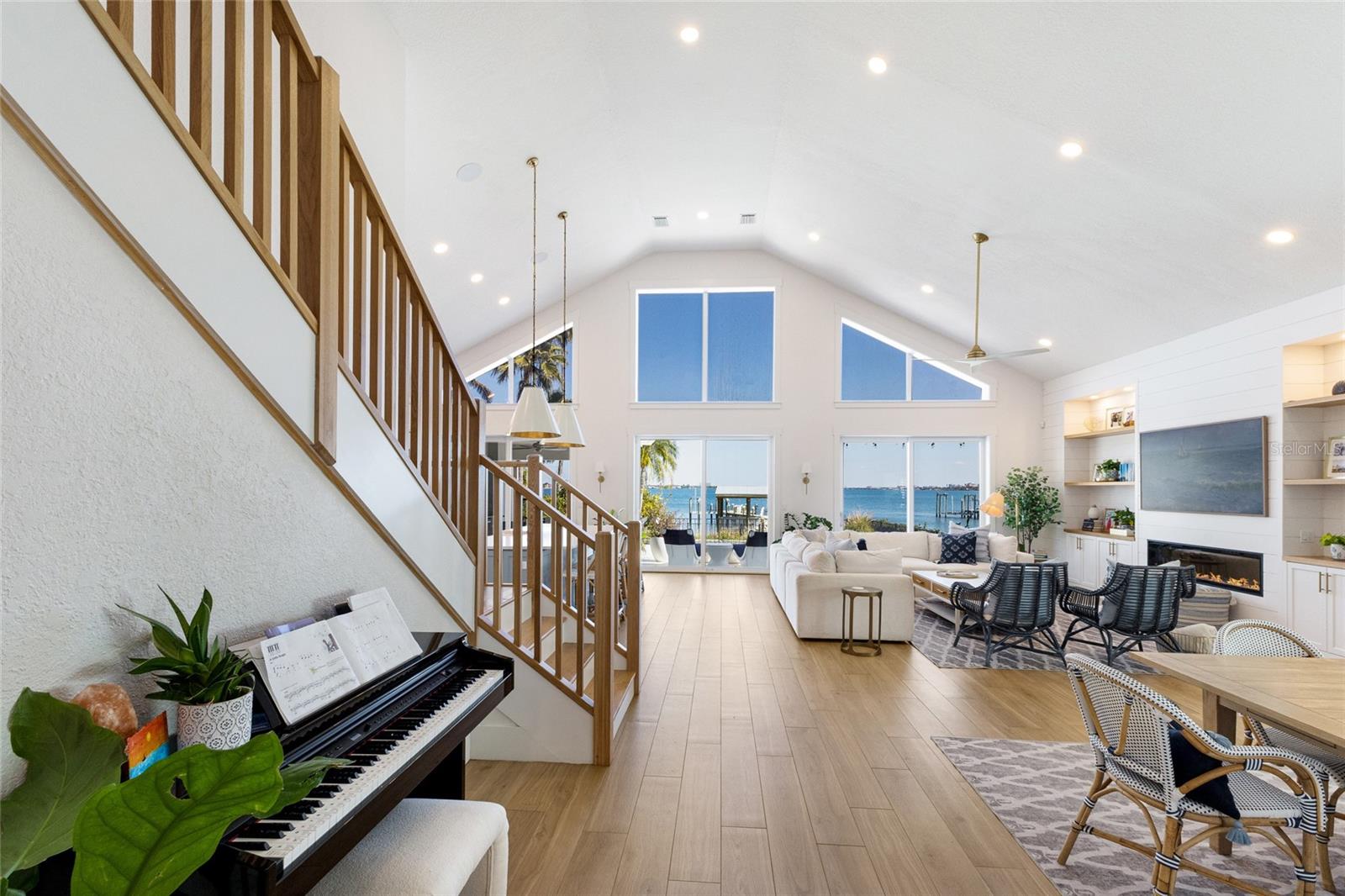 Great Room with amazing river views!