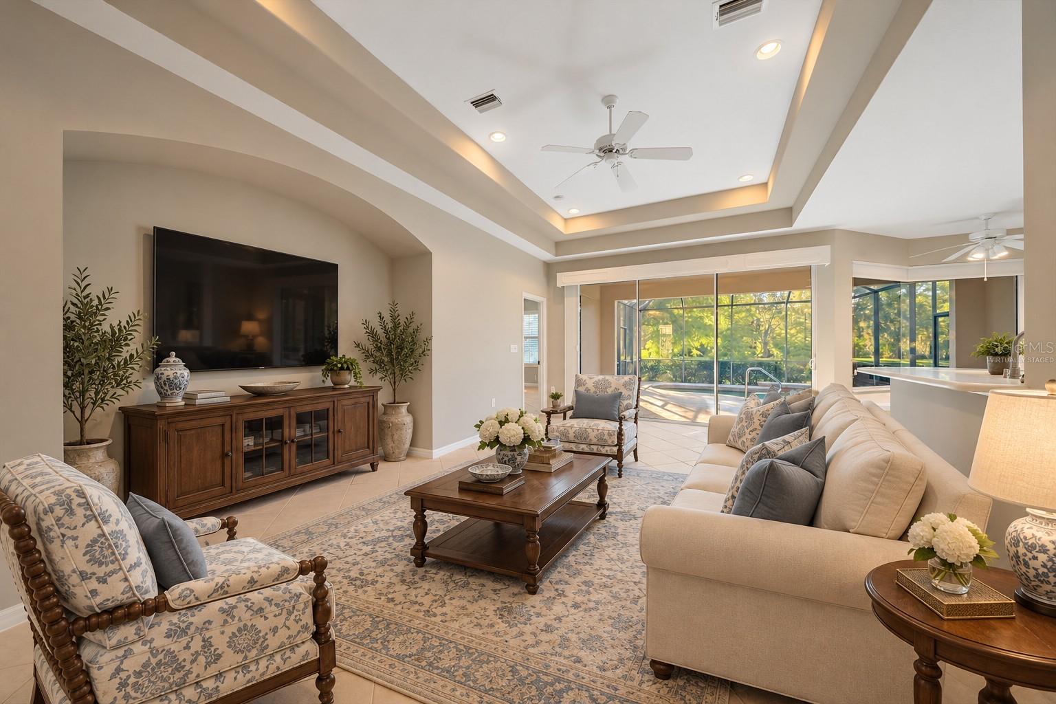 Virtually staged Great Room Virtually staged Great Room