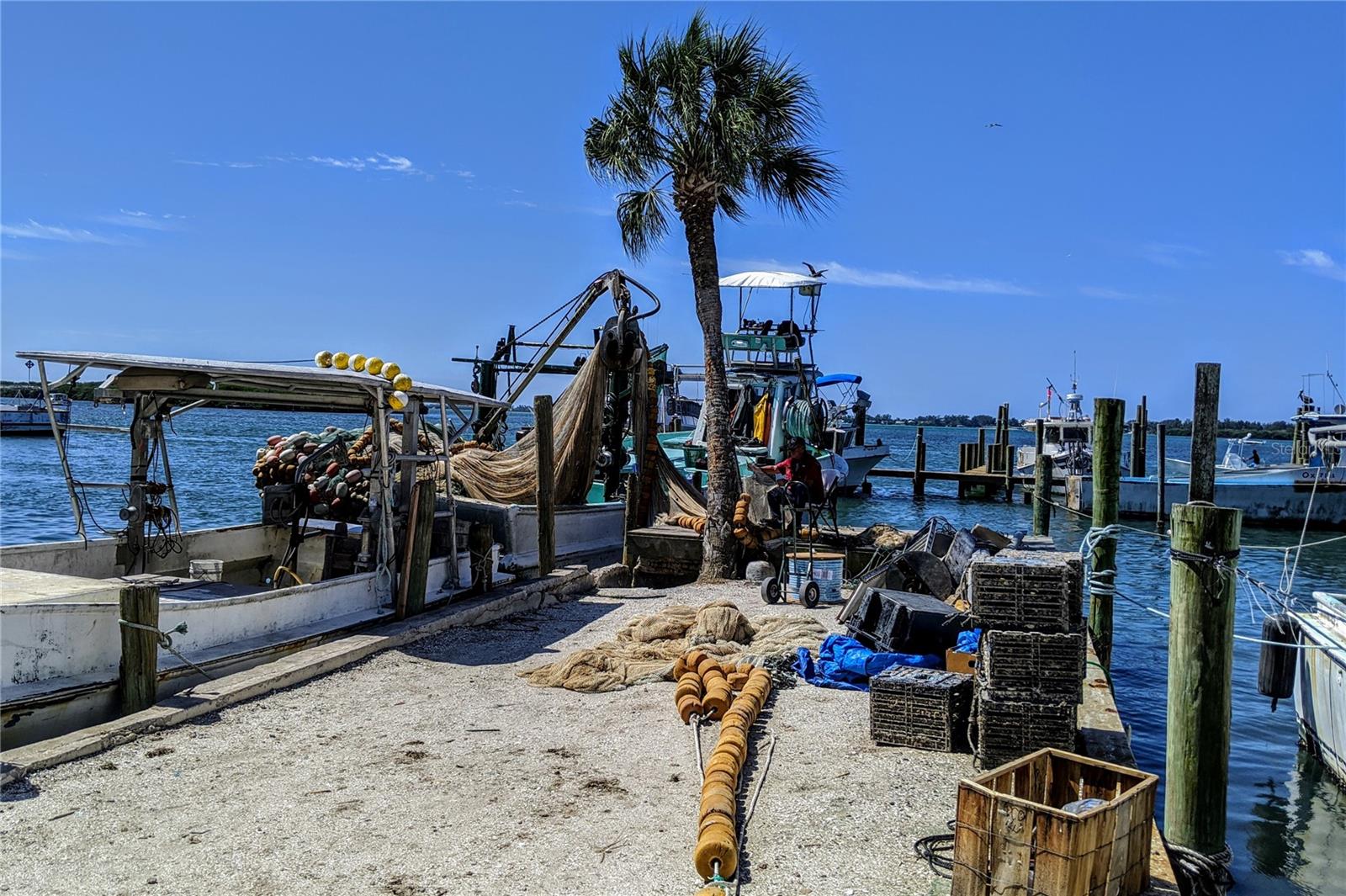 Cortez fishing docks; great seafood available nearby...