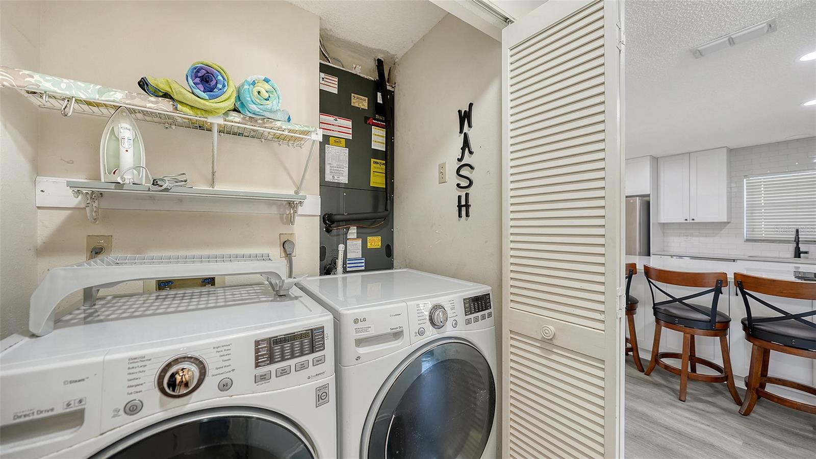 Laundry closet