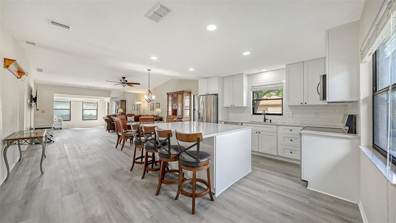 Luxury vinyl flooring