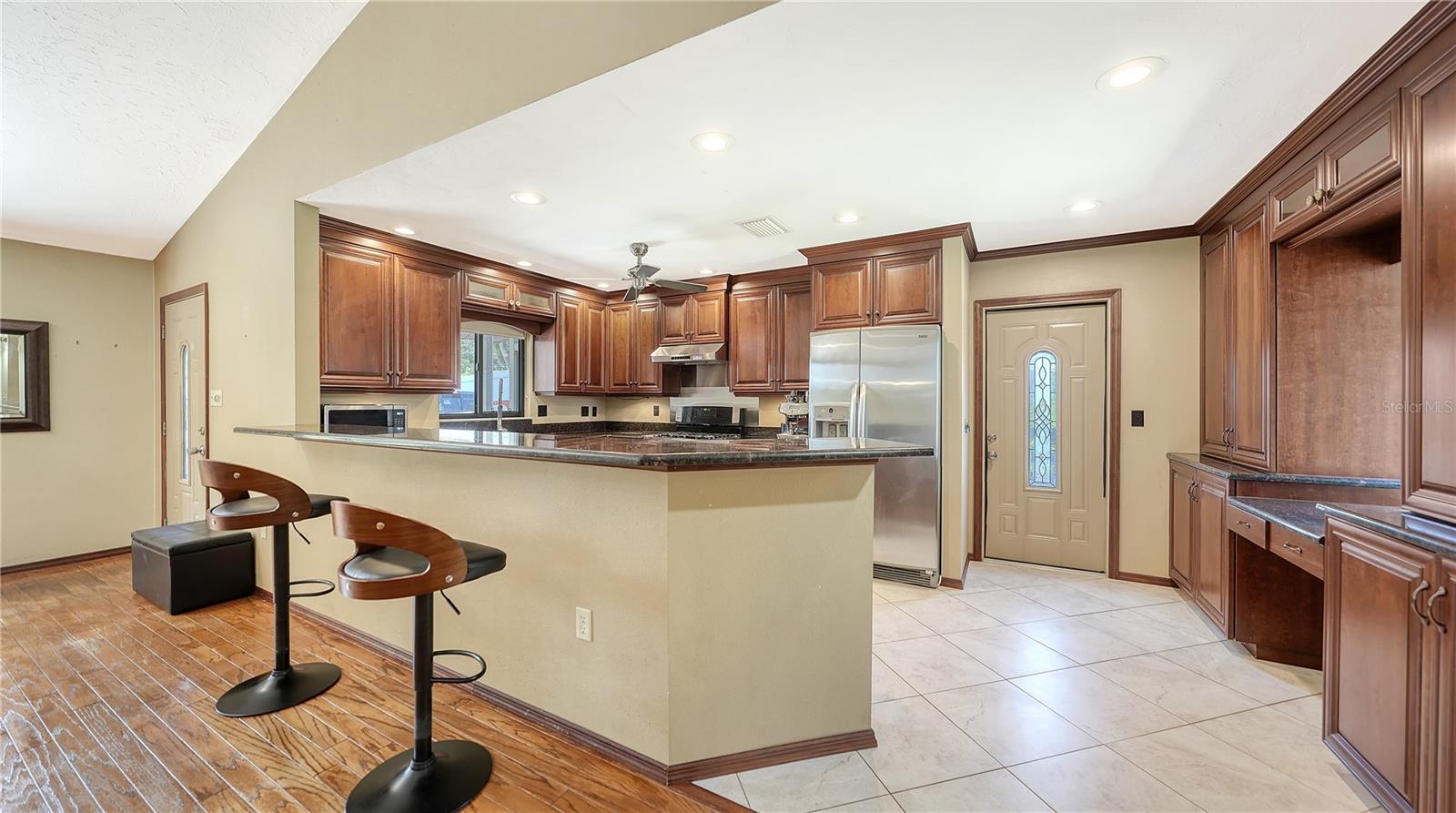Kitchen 1 with Hardwood Cabinets
