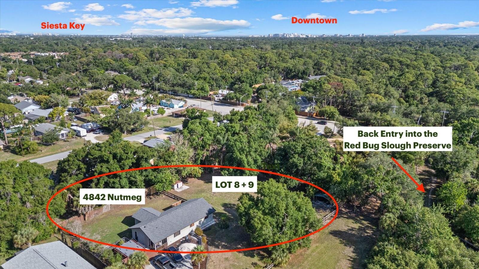 Property is Adjacent to the Red Bug Slough Preserve