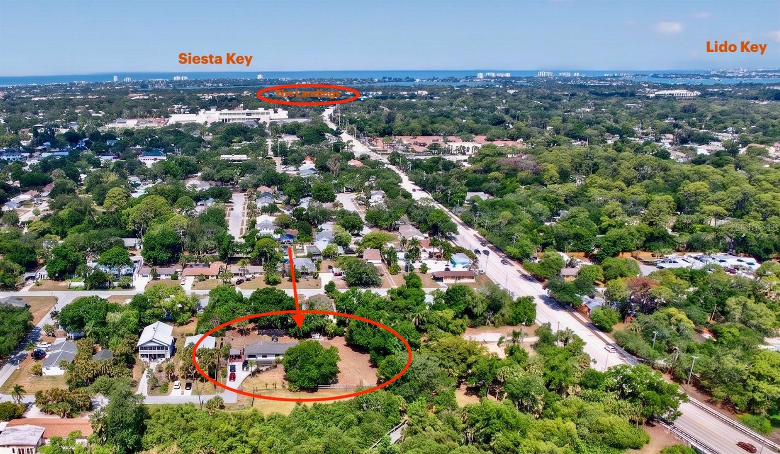 Aerial2 = 4 LOTS / 27,600 SqFt