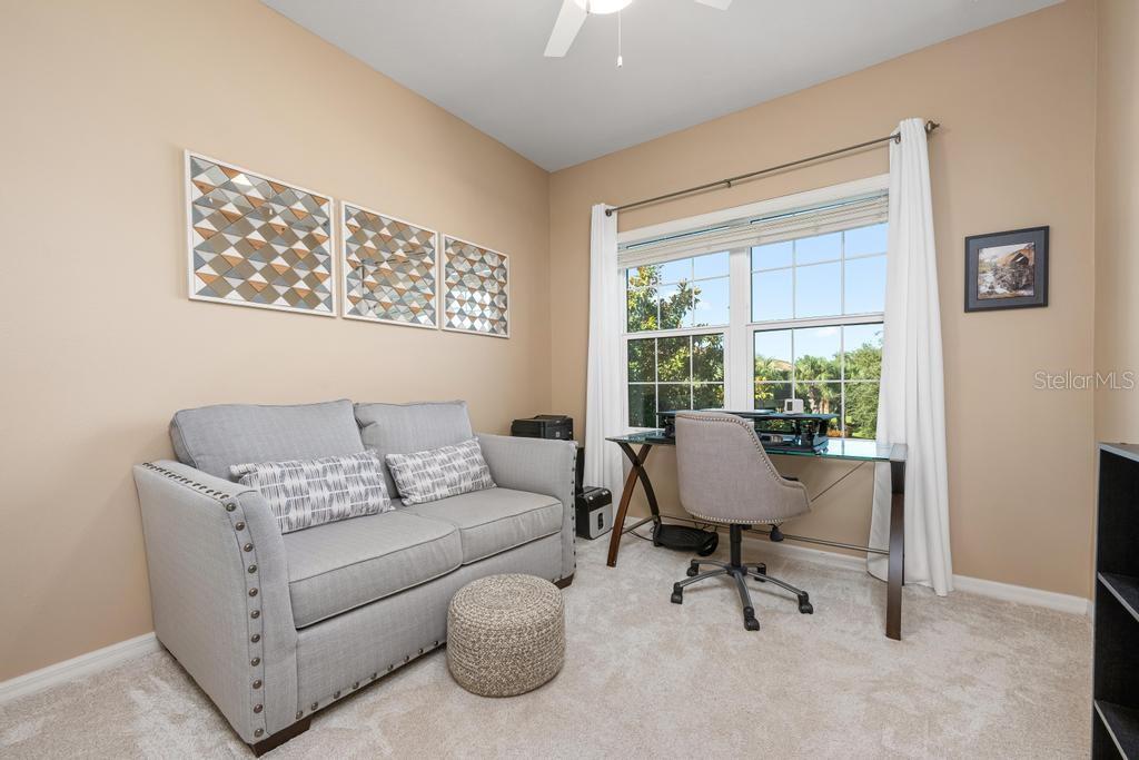 Third Bedroom currently used as an office