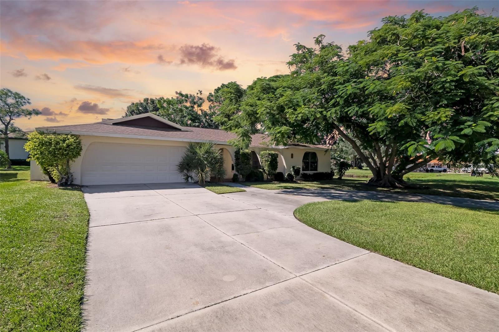 Mature shade trees and a new roof (2023) welcome you home. Mature shade trees and a new roof (2023) welcome you home.