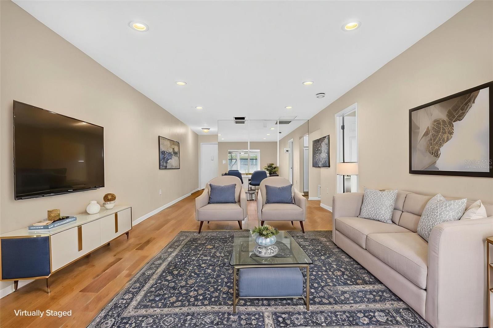 Living Room-Virtually Staged