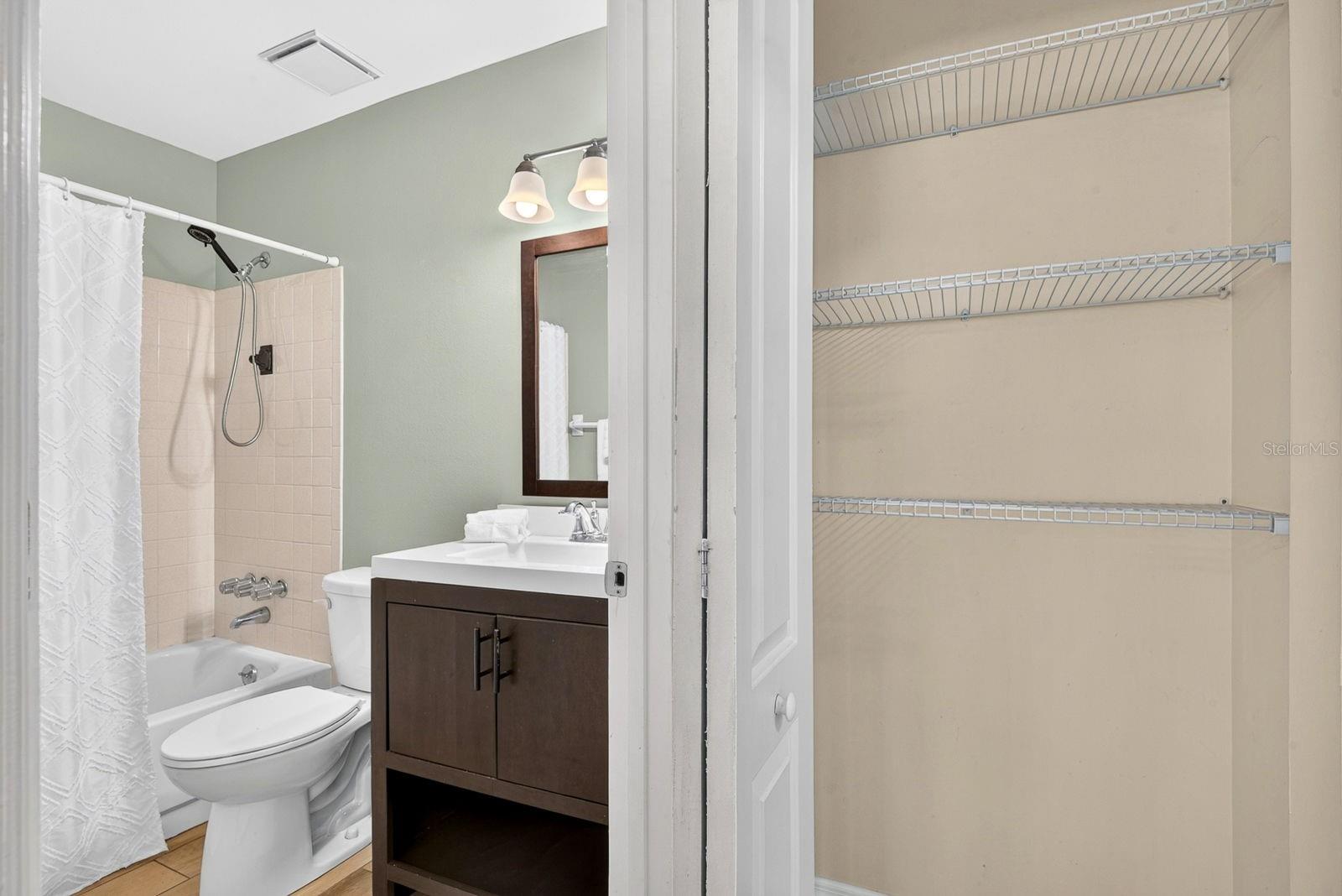 Closet Outside of Guest Bath