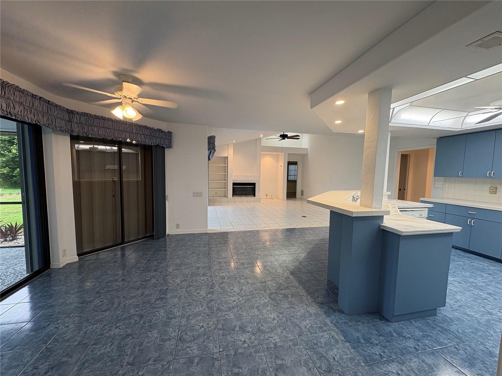 Breakfast Nook Kitchen and Family Room