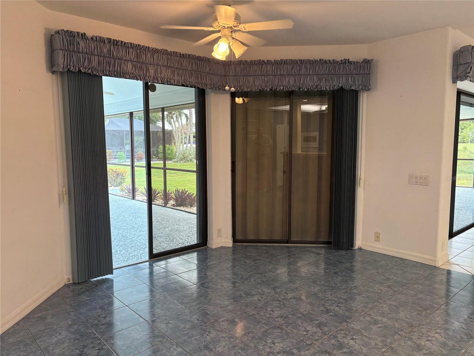 Family room towards Kitchen