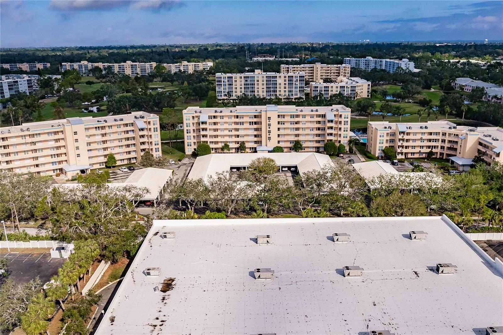 Overhead view of the Building