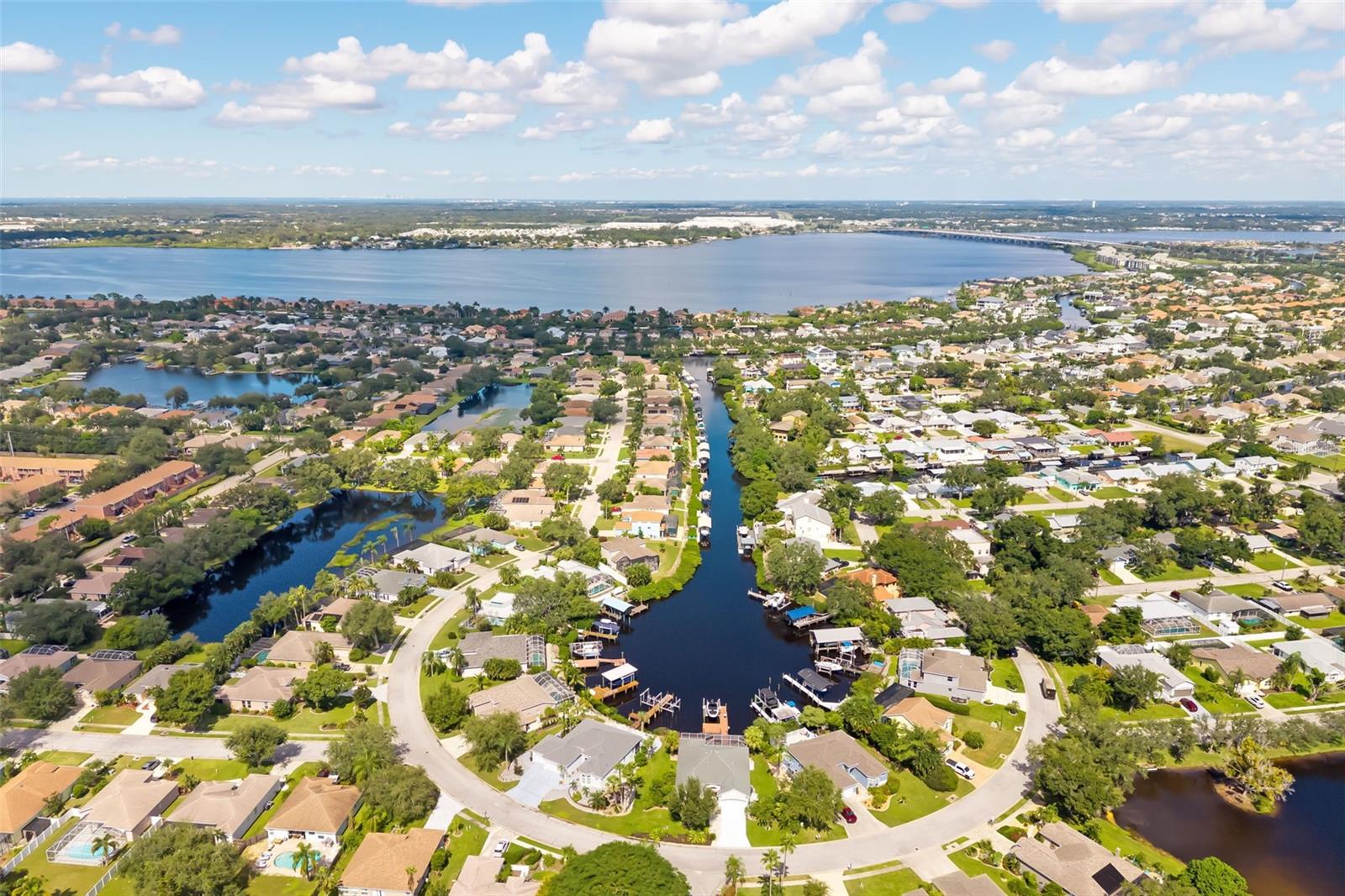 View of the  proximity to Manatee River ~ I75 bridge is on the right, Palmetto across the river