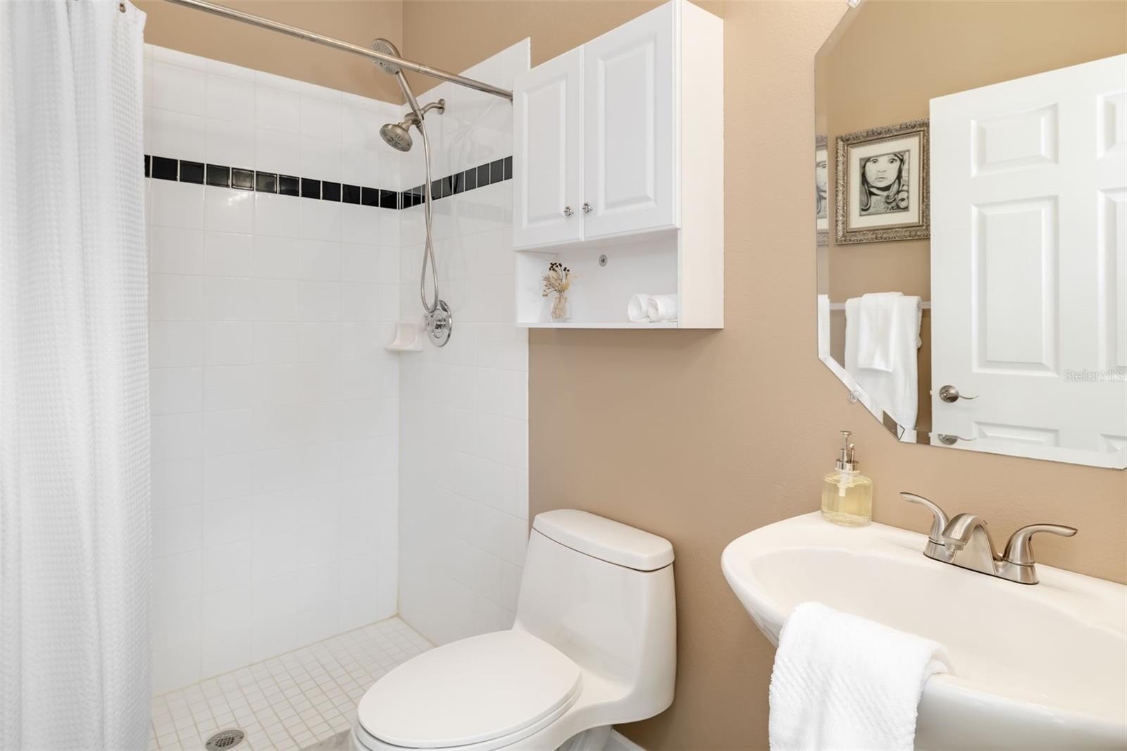 Bathroom 2 - just off foyer entrance