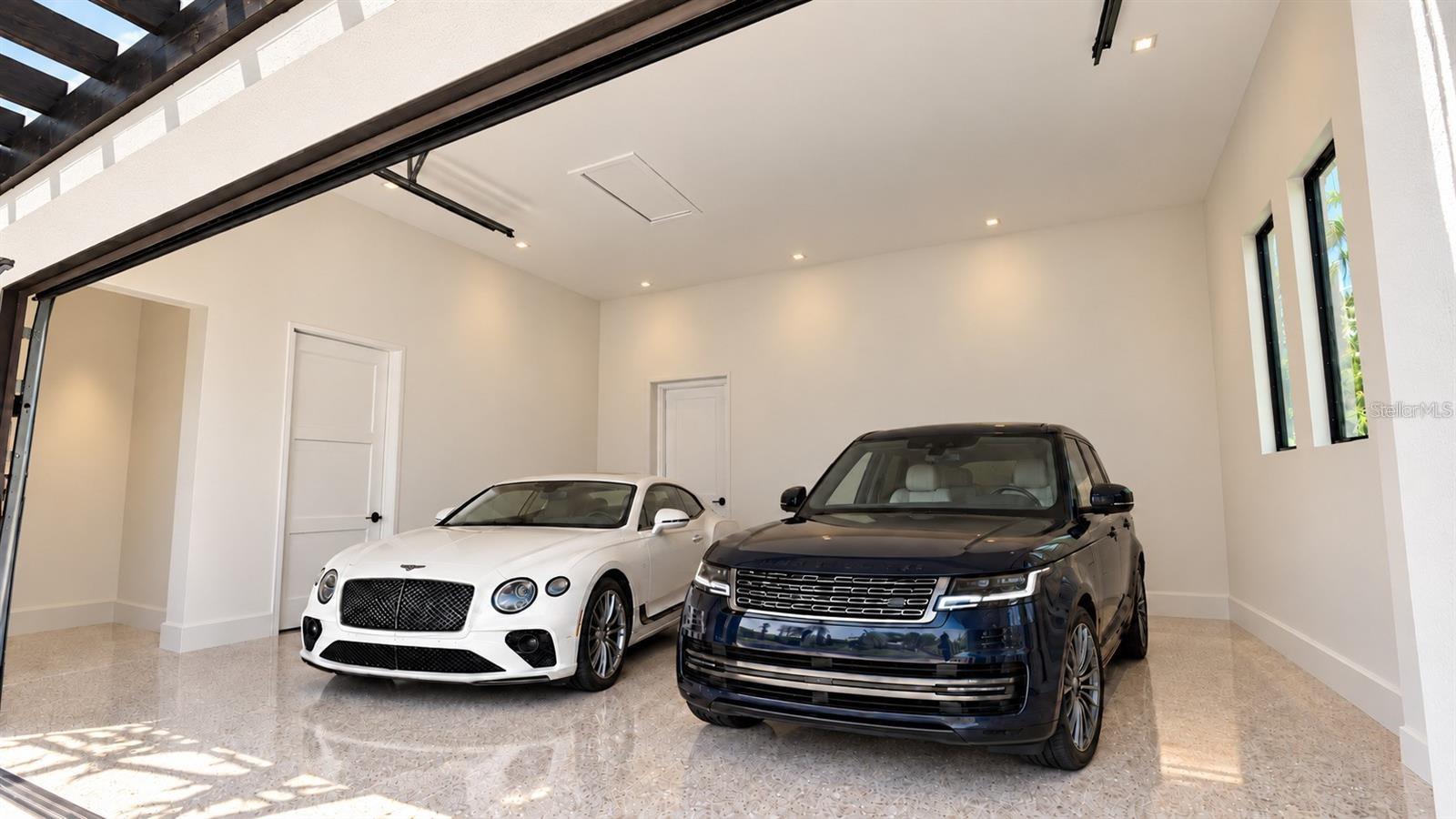 Garage, with virtual staging.