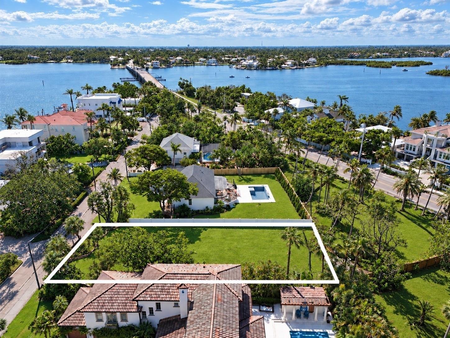 First neighborhood after the North Siesta Key bridge.
