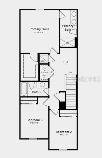 Floor 2 ~ Additional Highlights Include: washer, dryer, GE side by side refrigerator, and extended LVP flooring throughout 1st floor