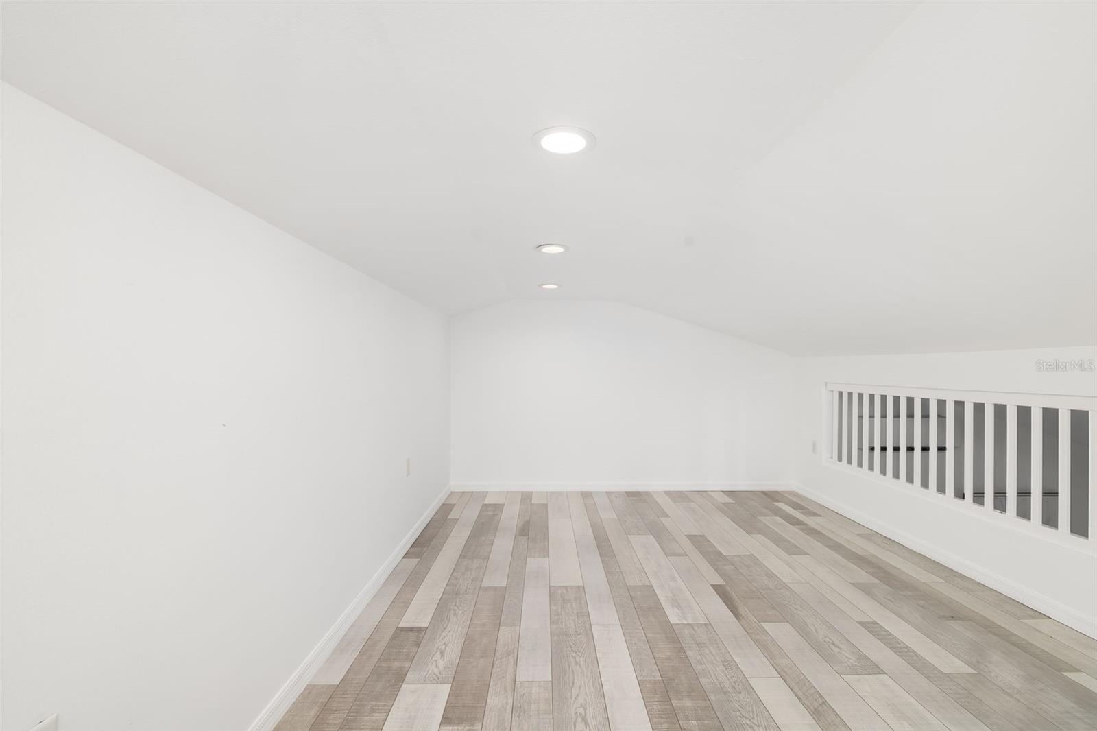 Upper loft/flex space adds even more possibilities for a home office, hobby area, reading retreat, storage or additional usable space.