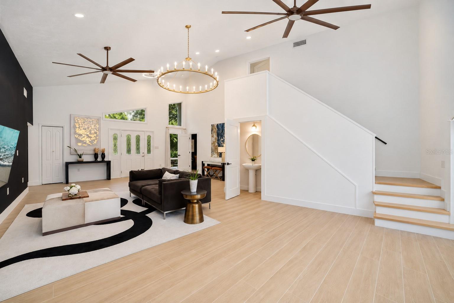 virtually renovated half-bath (Guest Bath) with Bigger Fans in Ceiling Image