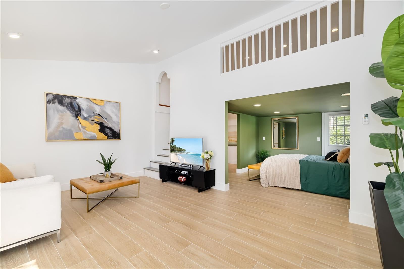 Spacious additional living/family room near the garage creates a versatile retreat for guests, extended family, multigenerational living or a private home office.