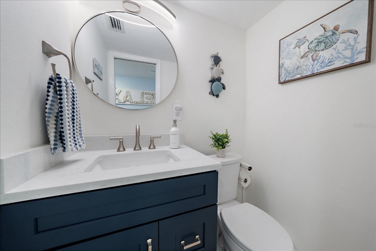 half bath downstairs
