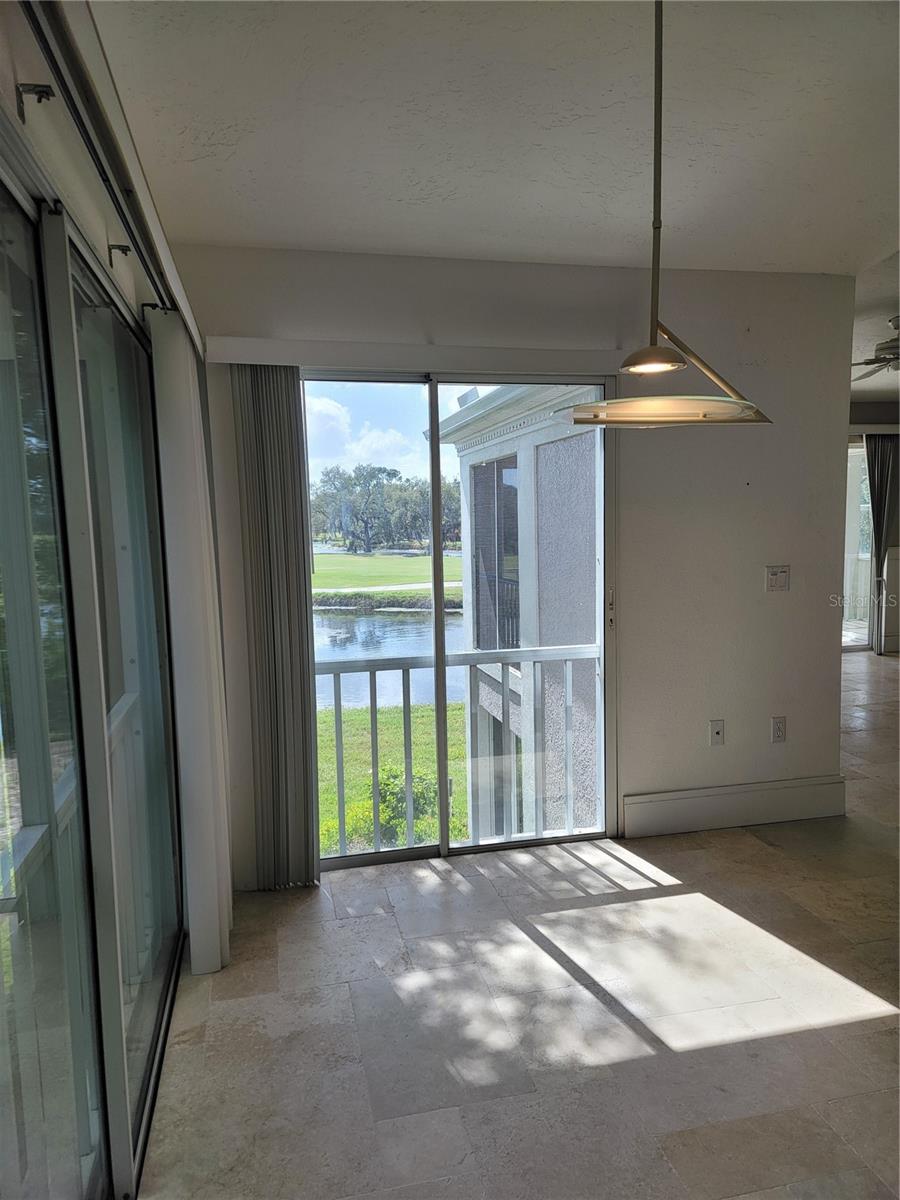 Dining area with a view!