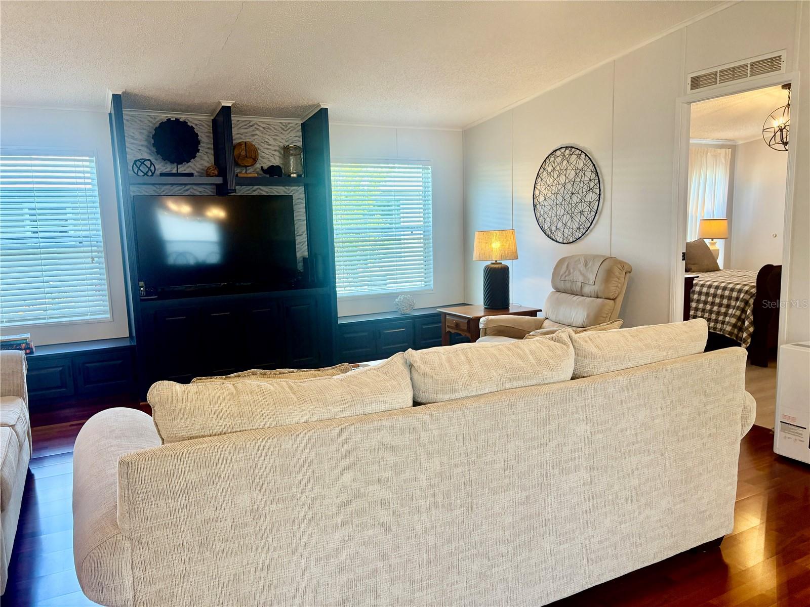 Living Room Engineered Hardwood Throughout