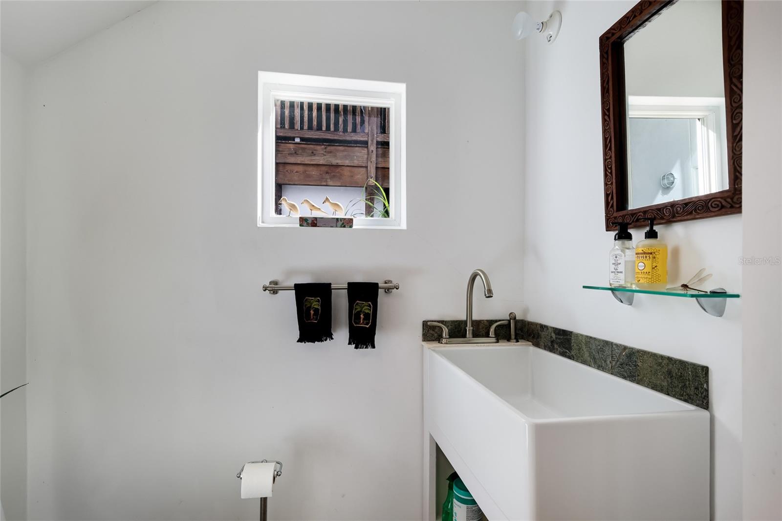 Half Bath in Garage