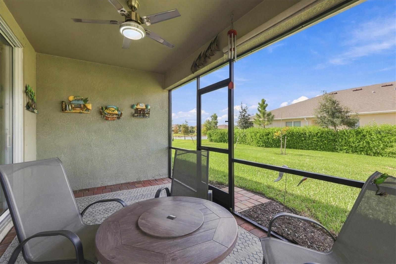 Private Screened in Lanai