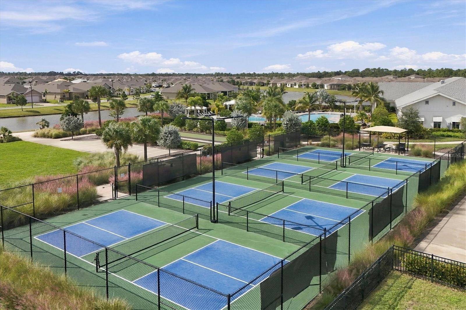 Pickle ball and Tennis courts