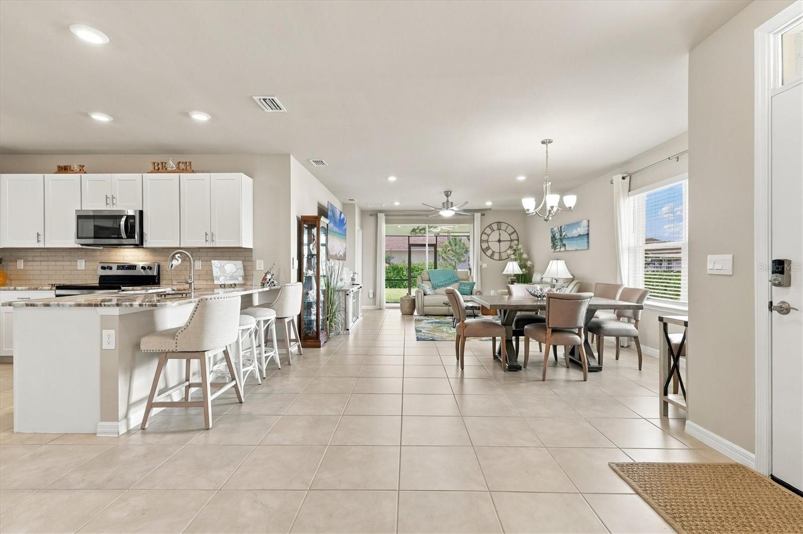 Kitchen/Living room and Dining area