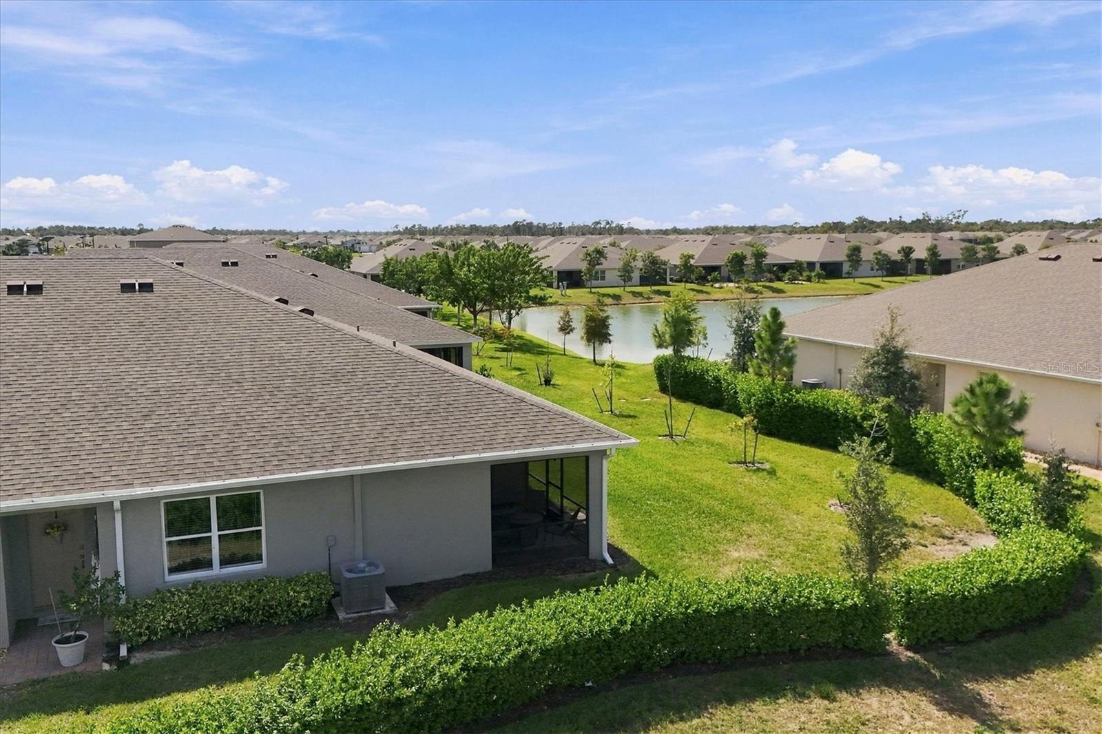 Peek-A-Boo view from the Lanai with Large Corner Lot