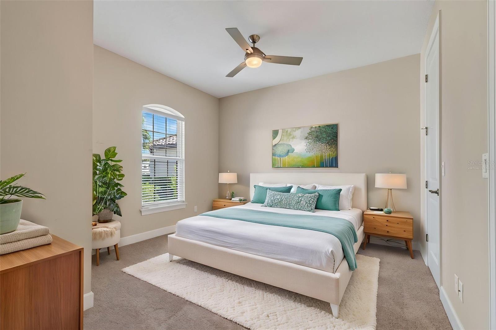 Virtually Staged Bedroom 2.