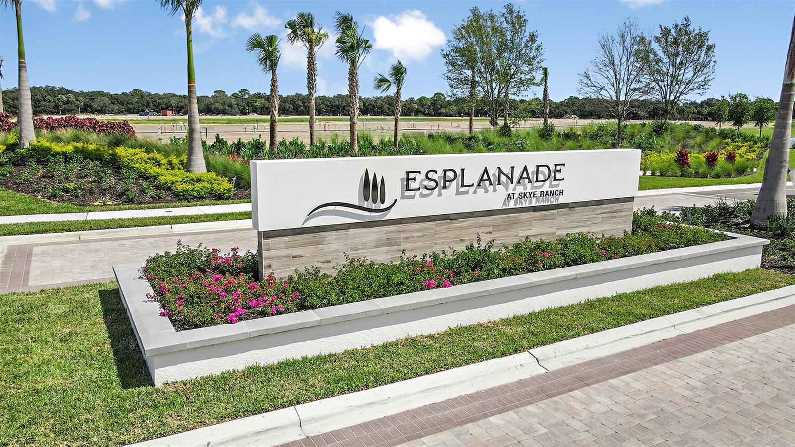 Esplanade at Skye Ranch Community Entrance