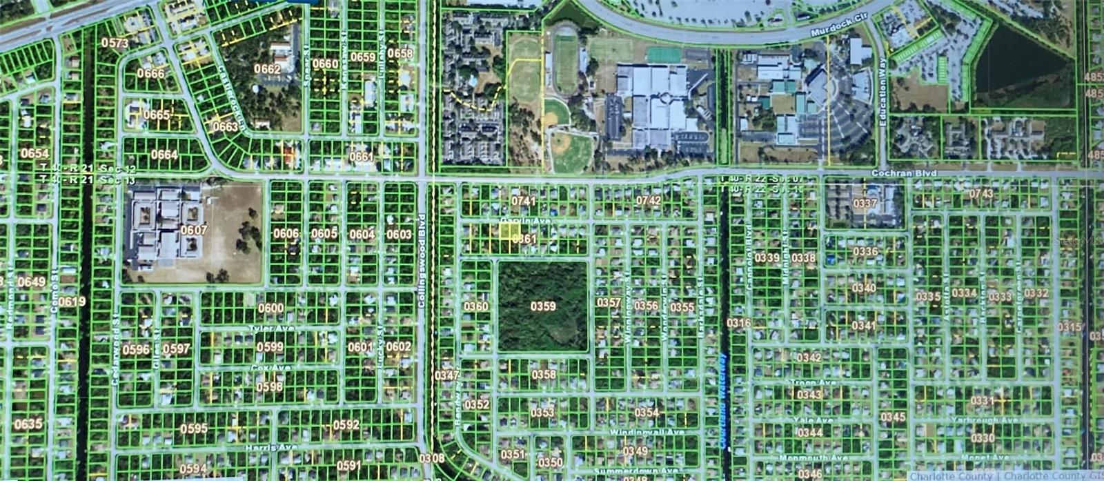 Zoomed out Garvin lots