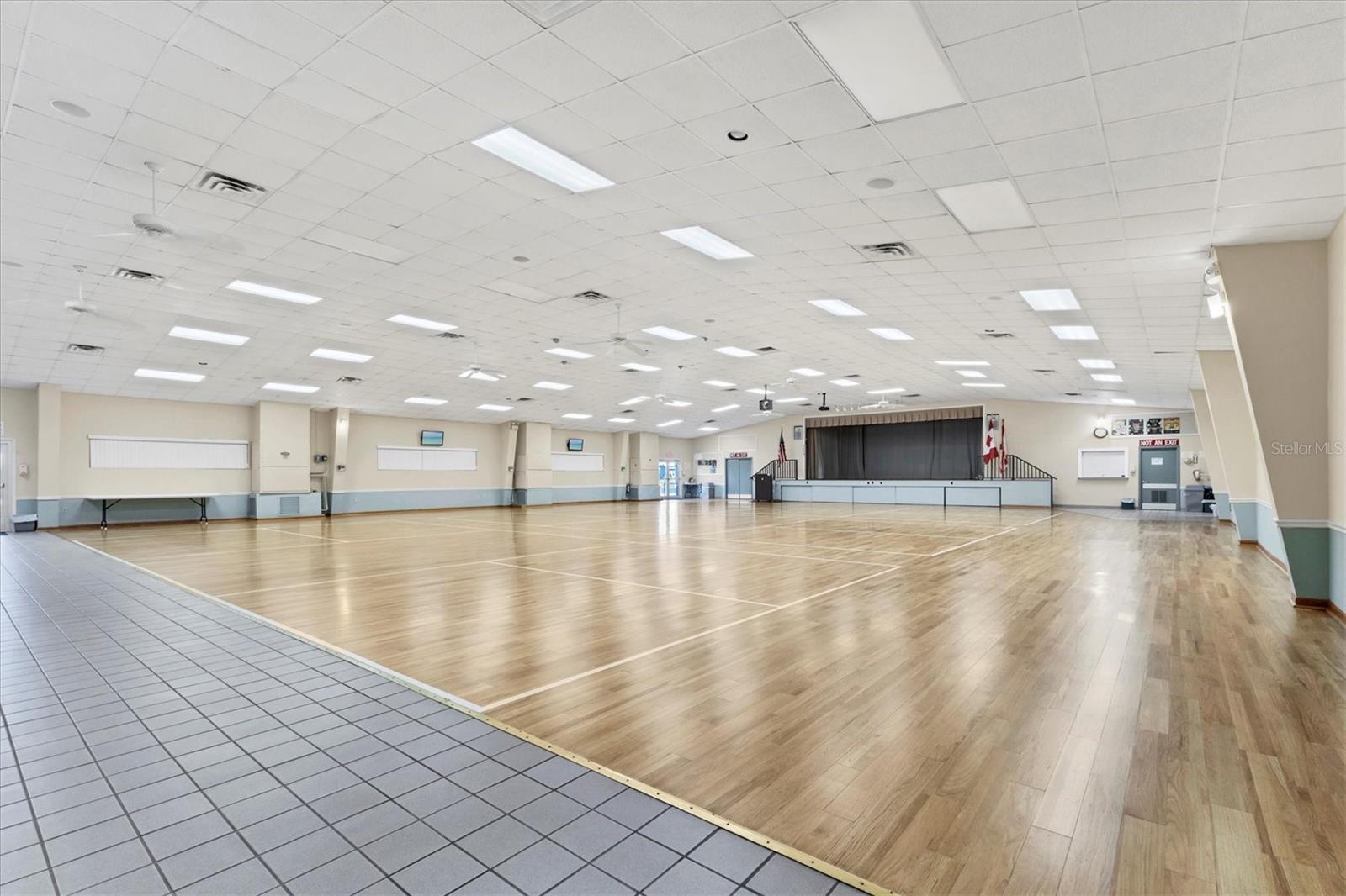 Indoor Pickleball Court