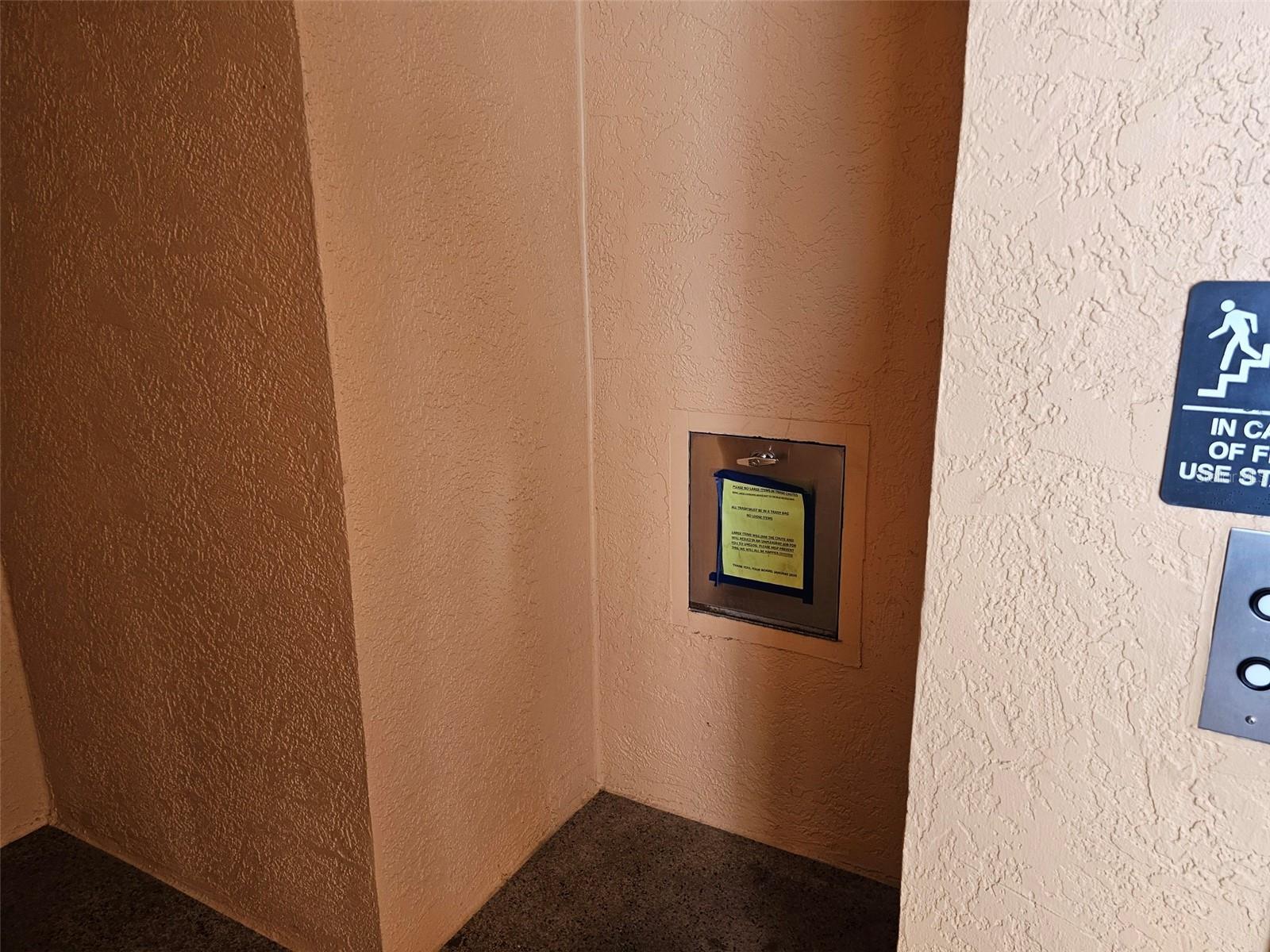 Trash chute