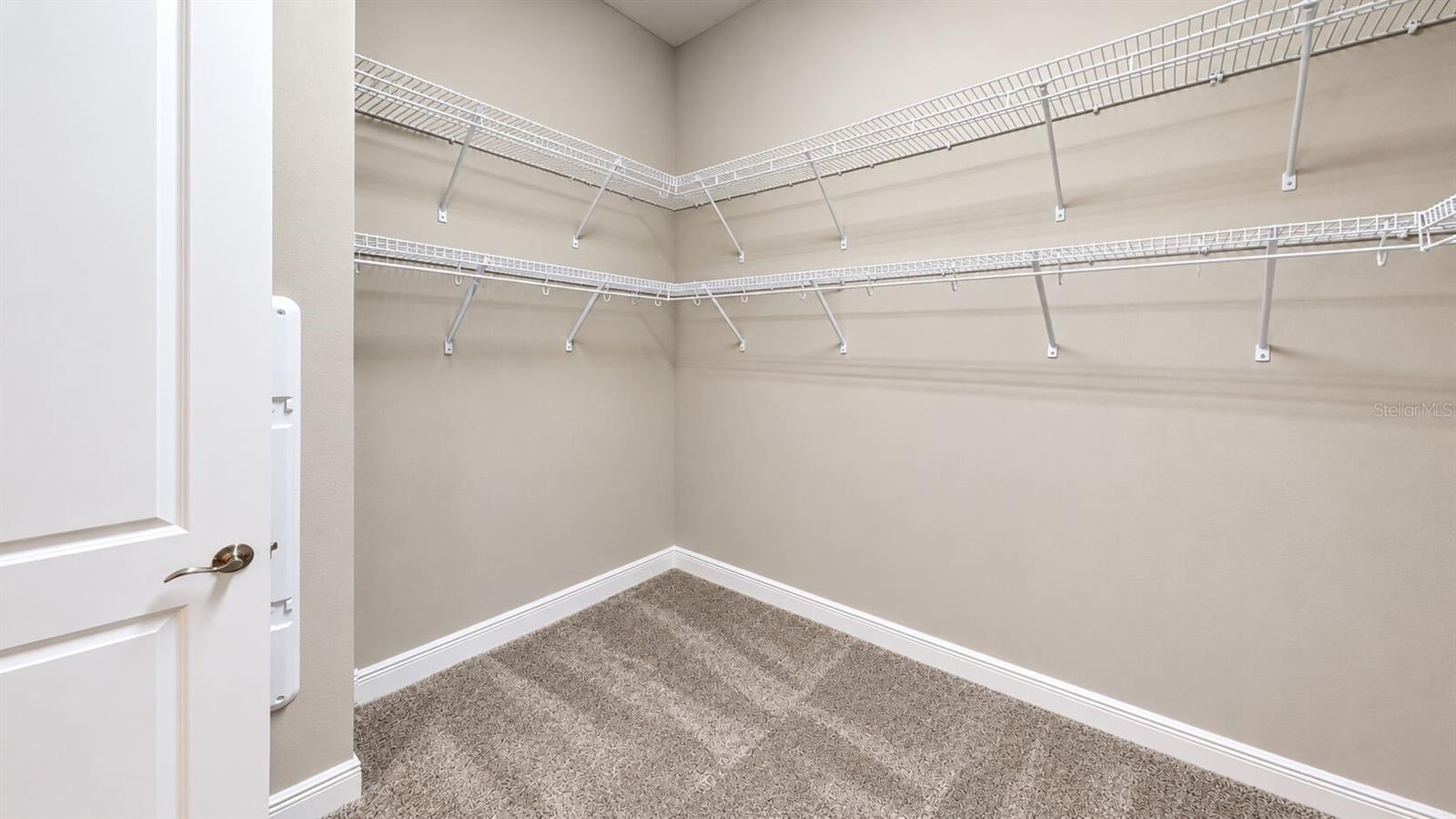 Primary walk-in closet