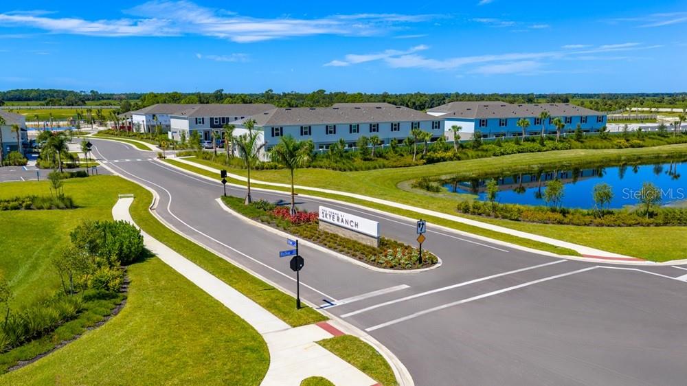 The Towns at Skye Ranch Community Entrance
