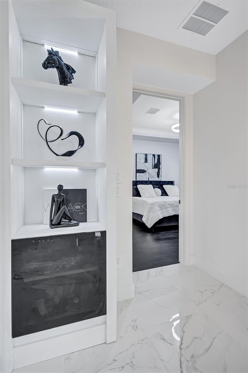 Custom built ins in Family Room -