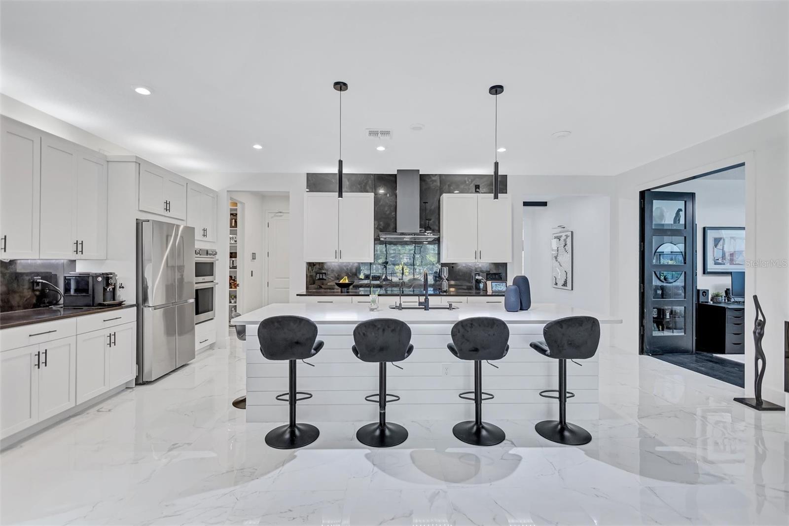 Beautiful entertaining island