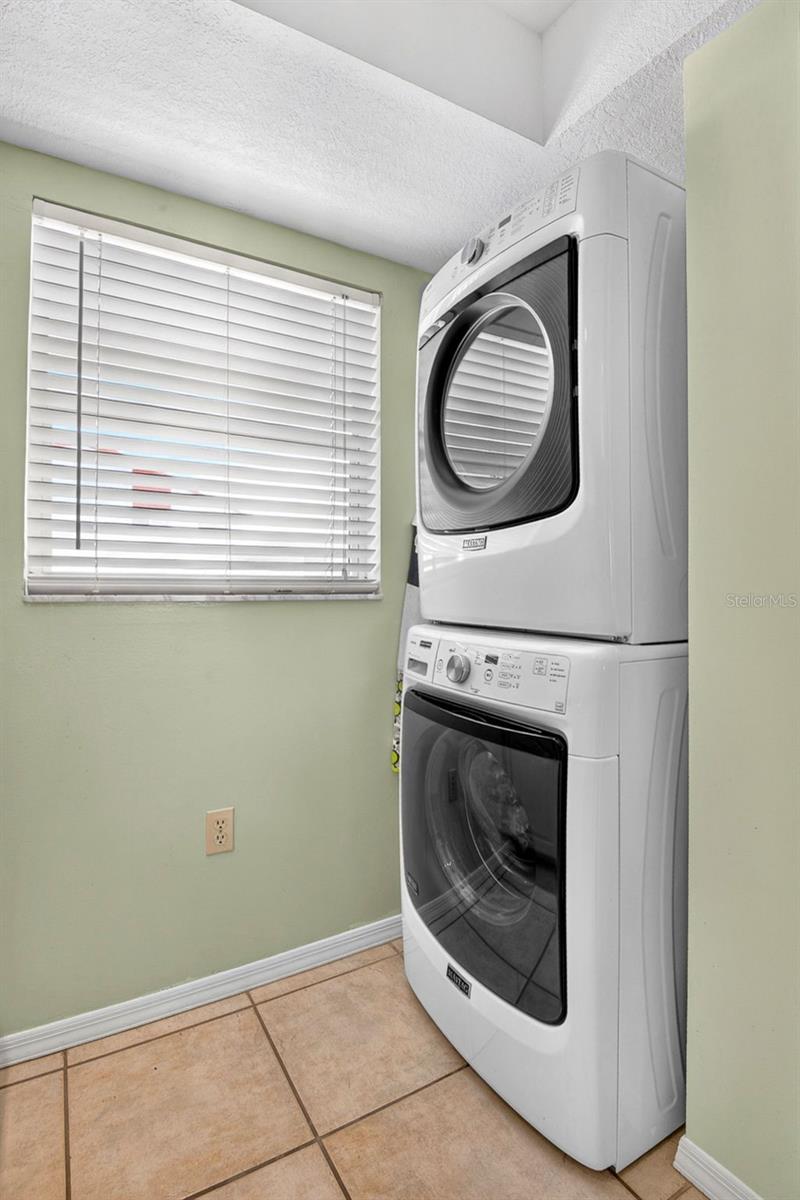 Full size laundry stacked