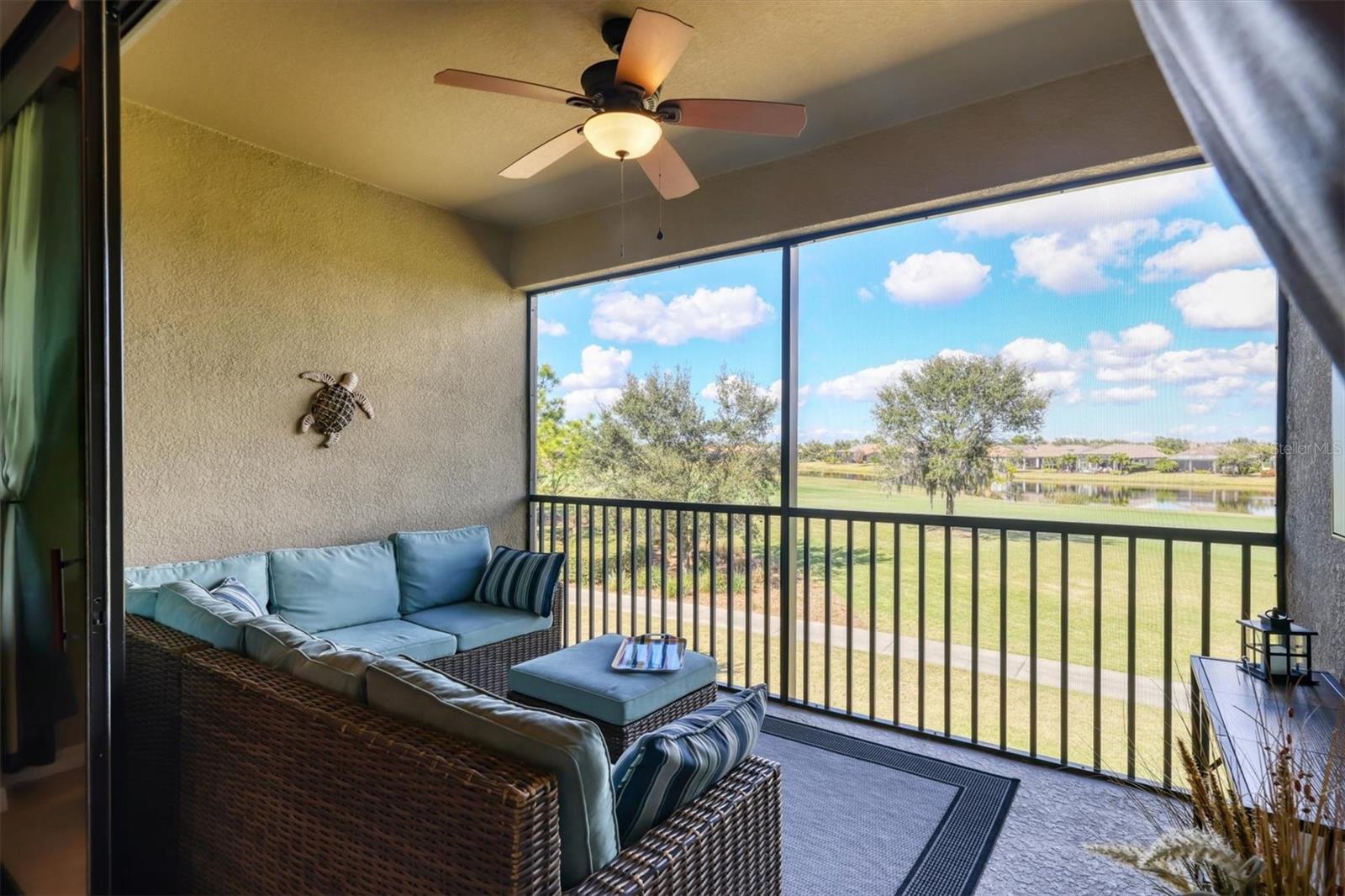 Screened in covered Lanai