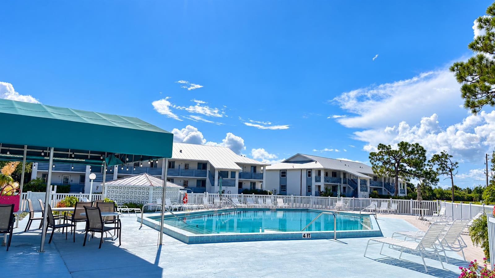 Second community pool with clubhouse and fitness room.