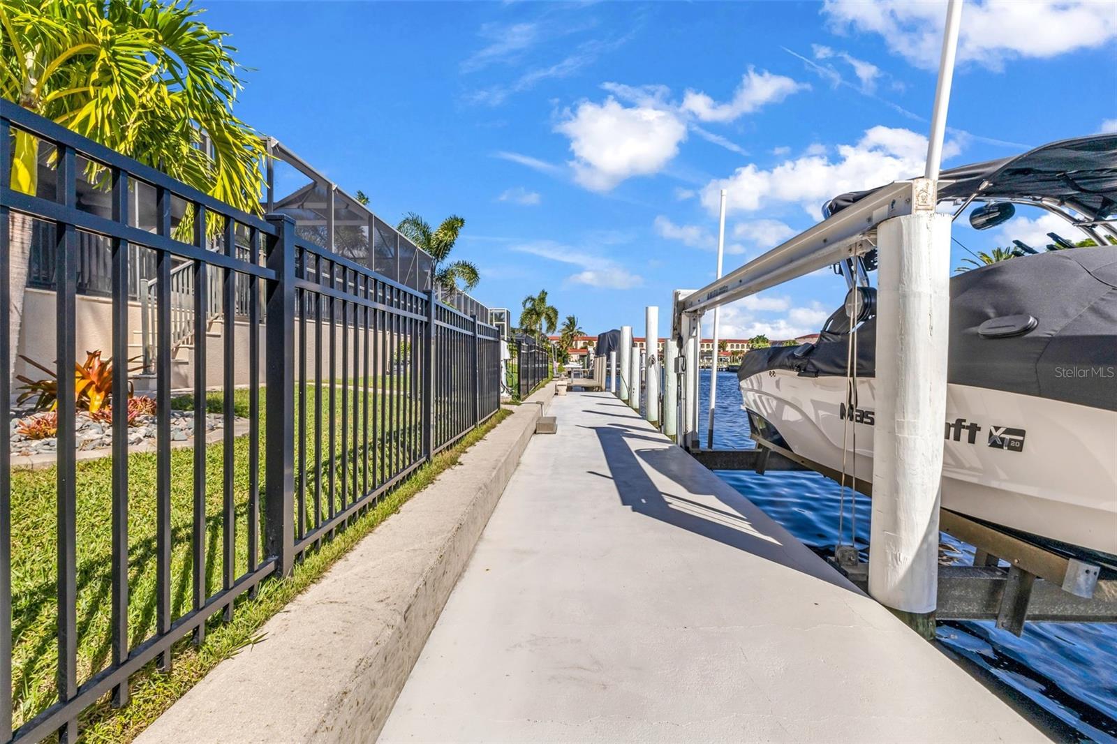 60' concrete dock and 16,000lb boat lift.