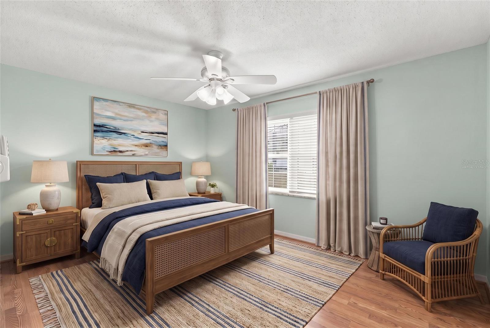 Master Bedroom- virtually staged