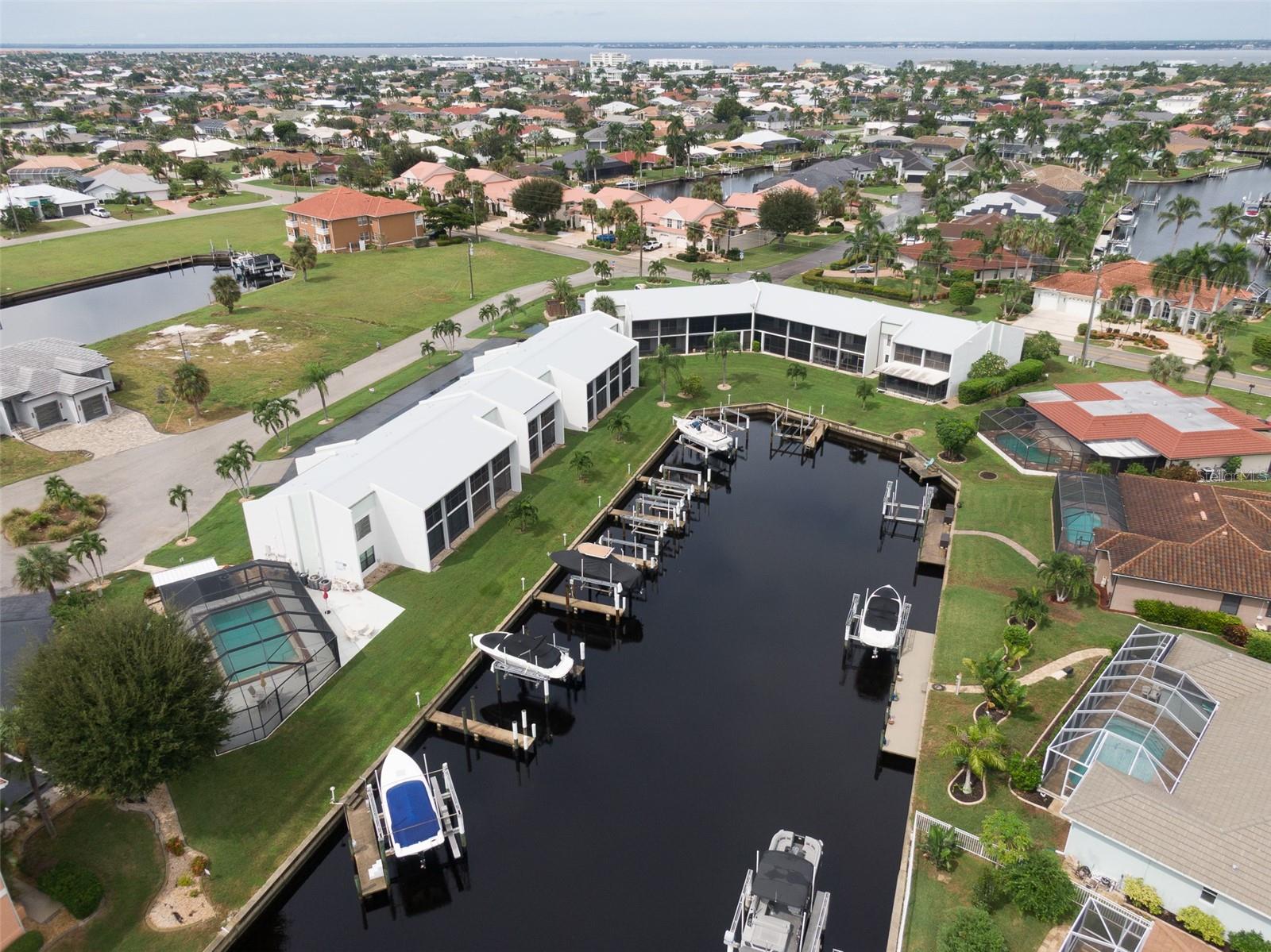 Canal and dock area