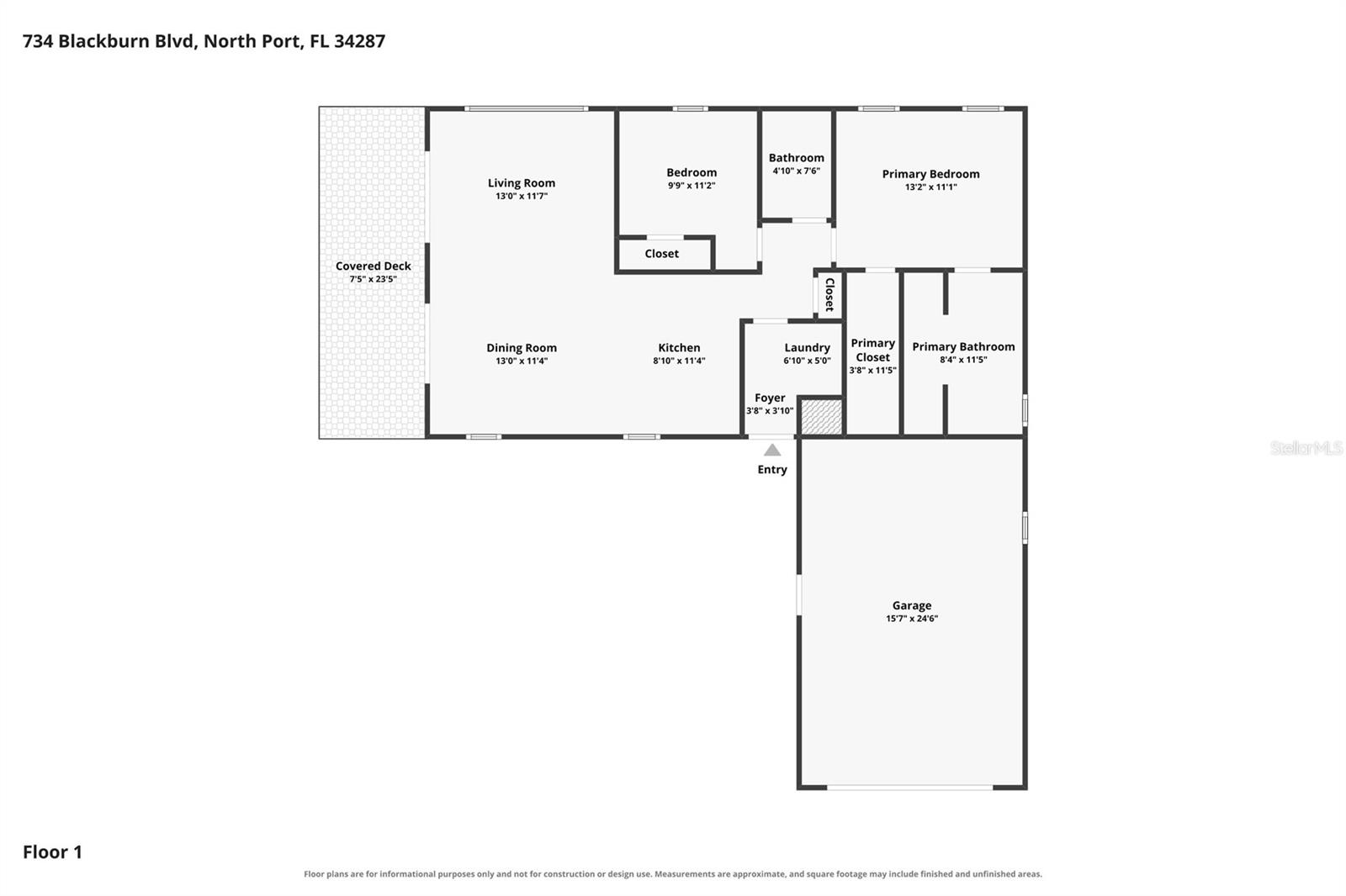 734 BLACKBURN BOULEVARD, North Port, FL 34287